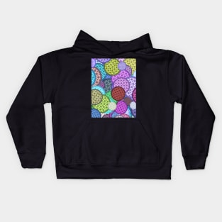 Spaceship Earth Colorful Pattern Kids Hoodie